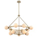 DVI Lighting - DVP26829CPG-BFA - Mid. Chandeliers - Empire/Basket