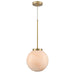 DVI Lighting - DVP45321CPG-PB - Mini Pendants - Glass Down