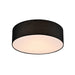 DVI Lighting - DVP48248BK - Flush Mounts - Drum Shade