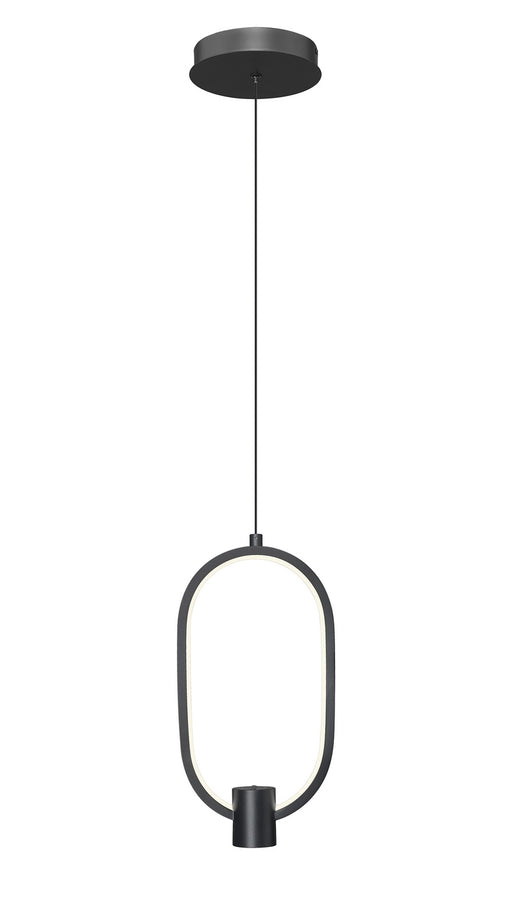 Z-Lite - 4101-7MB-LED - LED Pendant - Saros - Matte Black