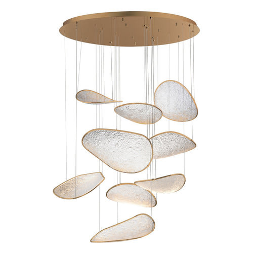 ET2 - E24979-BCN - LED Pendant - Moonscapes - Brushed Champagne