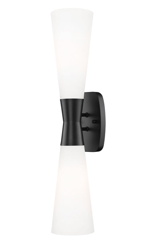 Z-Lite - 4504-2SL-MB - Two Light Wall Sconce - Emrys - Matte Black