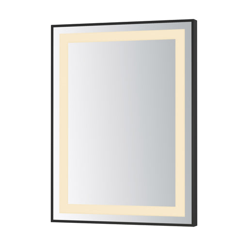 Framed LED Mirror Black
