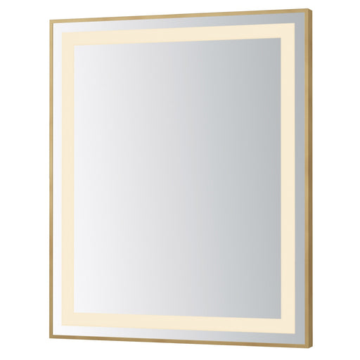 Framed LED Mirror Gold