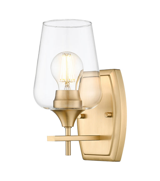 Z-Lite - 473-1S-BBR - One Light Wall Sconce - Joliet - Burnished Brass