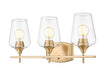 Z-Lite - 473-3V-BBR - Three Light Vanity - Joliet - Burnished Brass