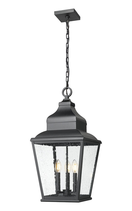 Z-Lite - 5029CHB-BK - Three Light Outdoor Chain Mount Ceiling Fixture - Raphael - Sand Black
