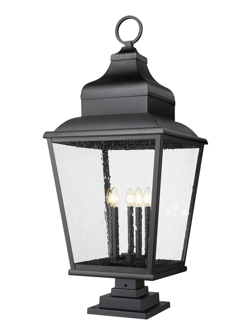Z-Lite - 5029PHXXLS-LSQPM-BK - Five Light Outdoor Pier Mount - Raphael - Sand Black