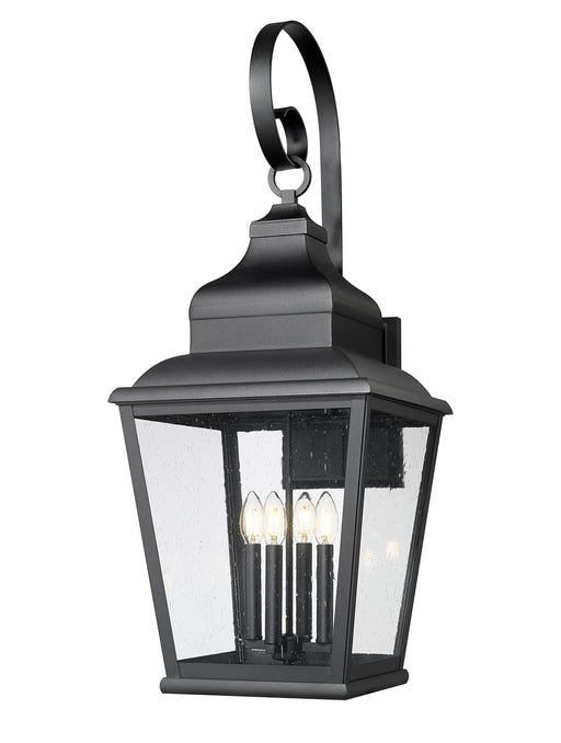 Z-Lite - 5029XL-BK - Four Light Outdoor Wall Mount - Raphael - Sand Black