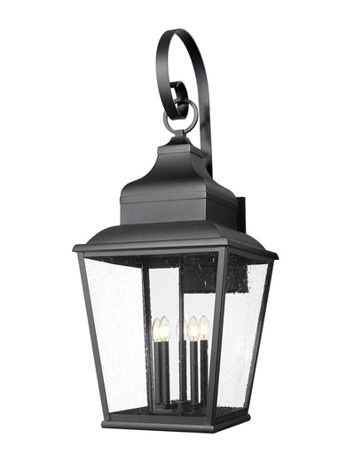 Raphael Five Light Outdoor Wall Mount Sand Black