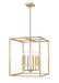 Z-Lite - 6100-21MGLD - Six Light Chandelier - Gaultier - Mordern Gold