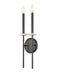 Z-Lite - 6100-2S-MB - Two Light Wall Sconce - Gaultier - Matte Black+Mordern Gold