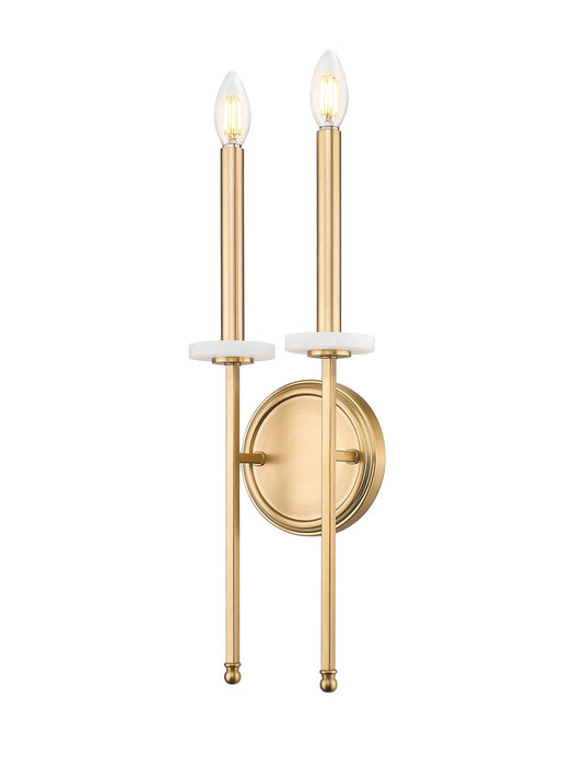 Z-Lite - 6100-2S-MGLD - Two Light Wall Sconce - Gaultier - Mordern Gold