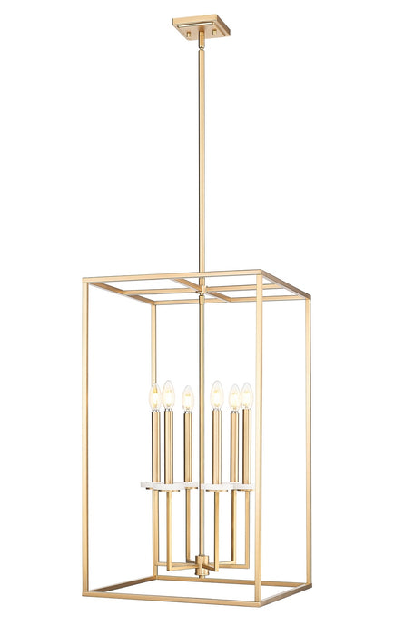 Z-Lite - 6100-32MGLD - Six Light Chandelier - Gaultier - Mordern Gold