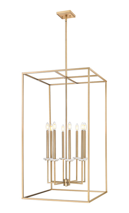 Z-Lite - 6100-44MGLD - Eight Light Chandelier - Gaultier - Mordern Gold