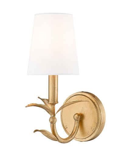 Aslin One Light Wall Sconce Gold Leaf