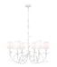 Z-Lite - 830-31TXWH - Six Light Chandelier - Aslin - Textured White