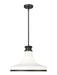 Z-Lite - 831P18-MB - One Light Pendant - Reznor - Matte Black