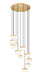 Z-Lite - 827P6-11R-MGLD-LED - LED Chandelier - Renaud - Modern Gold