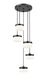 Z-Lite - 827P6-5R-MB-LED - LED Chandelier - Renaud - Matte Black