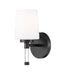 Z-Lite - 7700-1V-MB - One Light Vanity - Henri - Matte Black