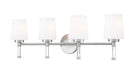 Z-Lite - 7700-4V-BN - Four Light Vanity - Henri - Brushed Nickel