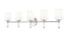 Z-Lite - 7700-5V-BN - Five Light Vanity - Henri - Brushed Nickel