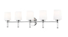 Z-Lite - 7700-5V-CH - Five Light Vanity - Henri - Chrome