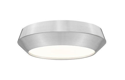 Quasars LED Flush Mount Brushed Nickel
