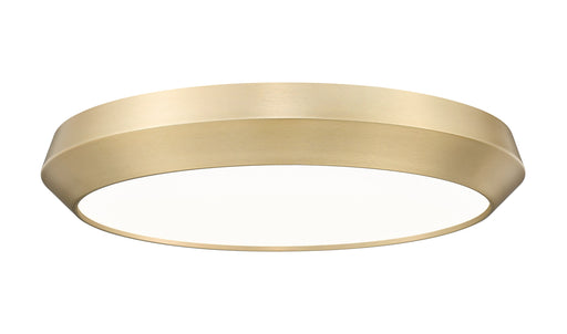 Quasars LED Flush Mount Modern Gold