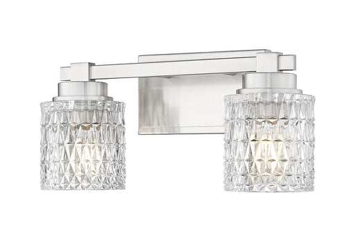 Jacqueline Two Light Vanity Brushed Nickel