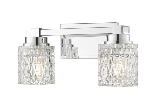 Jacqueline Two Light Vanity Chrome