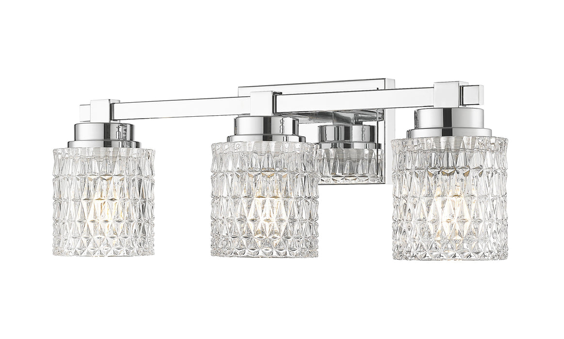 Z-Lite - 6101-3V-CH - Three Light Vanity - Jacqueline - Chrome