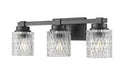 Z-Lite - 6101-3V-MB - Three Light Vanity - Jacqueline - Matte Black