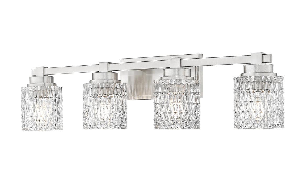 Z-Lite - 6101-4V-BN - Four Light Vanity - Jacqueline - Brushed Nickel