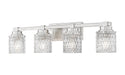 Z-Lite - 6101-4V-BN - Four Light Vanity - Jacqueline - Brushed Nickel