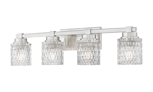 Jacqueline Four Light Vanity Brushed Nickel