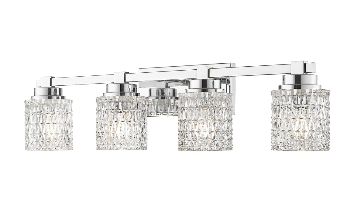 Z-Lite - 6101-4V-CH - Four Light Vanity - Jacqueline - Chrome