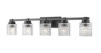 Z-Lite - 6101-5V-MB - Five Light Vanity - Jacqueline - Matte Black