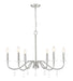 Z-Lite - 6103-32BN - Six Light Chandelier - Toussant - Brushed Nickel
