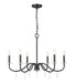 Z-Lite - 6103-32MB - Six Light Chandelier - Toussant - Matte Black