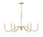 Z-Lite - 6103-45MGLD - Six Light Chandelier - Toussant - Mordern Gold