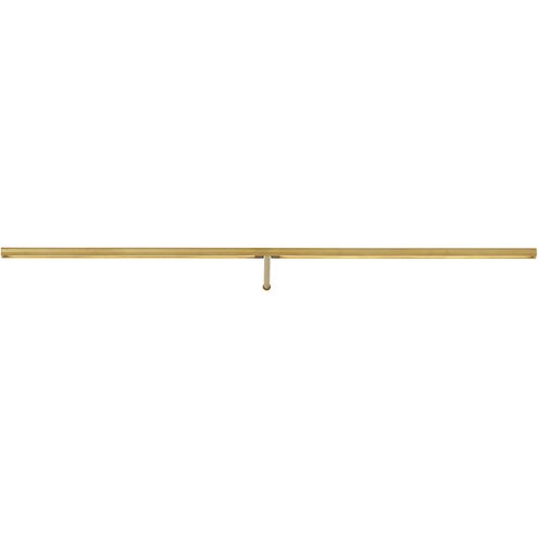 Plural LED Picture Light Natural Brass