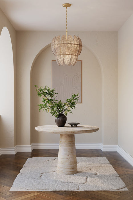 Metropolitan - N2246-GR-732 - Six Light Pendant - Marclaire - Legacy Brass