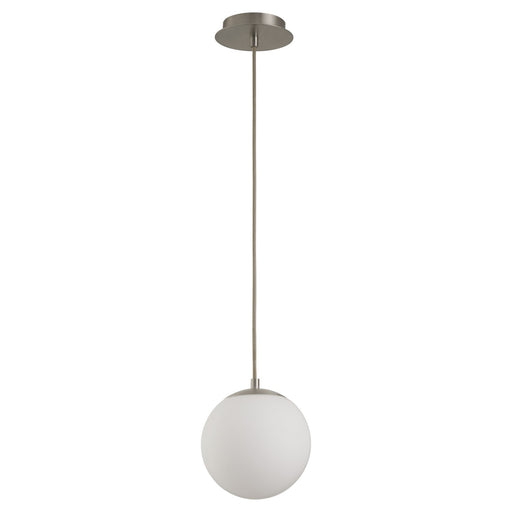 Luna LED Pendant Satin Nickel