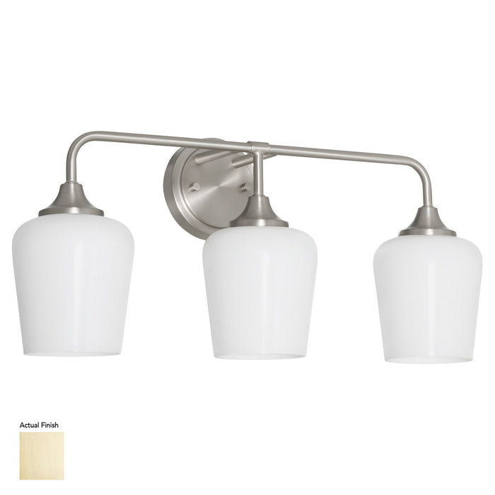 Quorum - 5313-3-280 - Three Light Wall Mount - Raymond - Aged Brass