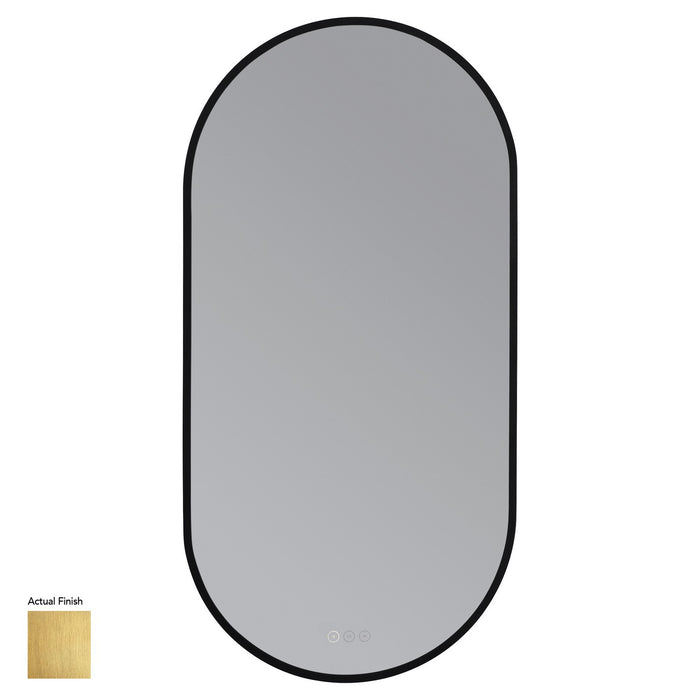 Quorum - 95-2142-47 - LED Mirror - Pildora - Brushed Brass