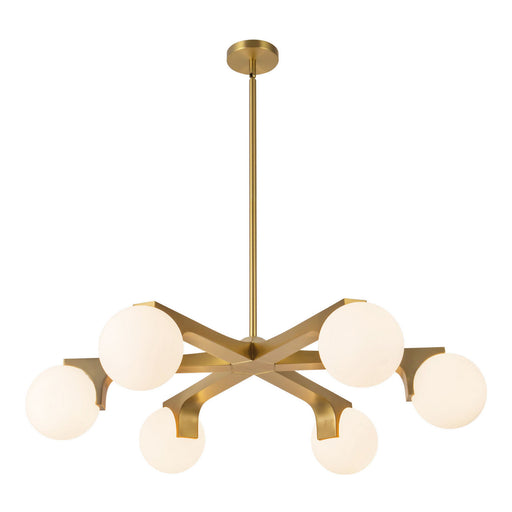 Kuzco Lighting - CH11537-BG - Six Light Chandelier - Briar - Brushed Gold