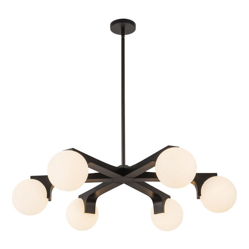 Kuzco Lighting - CH11537-BK - Six Light Chandelier - Briar - Black
