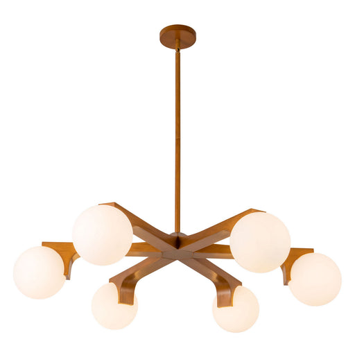 Kuzco Lighting - CH11537-TK - Six Light Chandelier - Briar - Teak